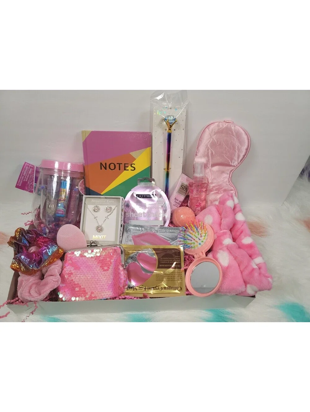 Pink Girls Gift Box for Relaxation and Self-Care